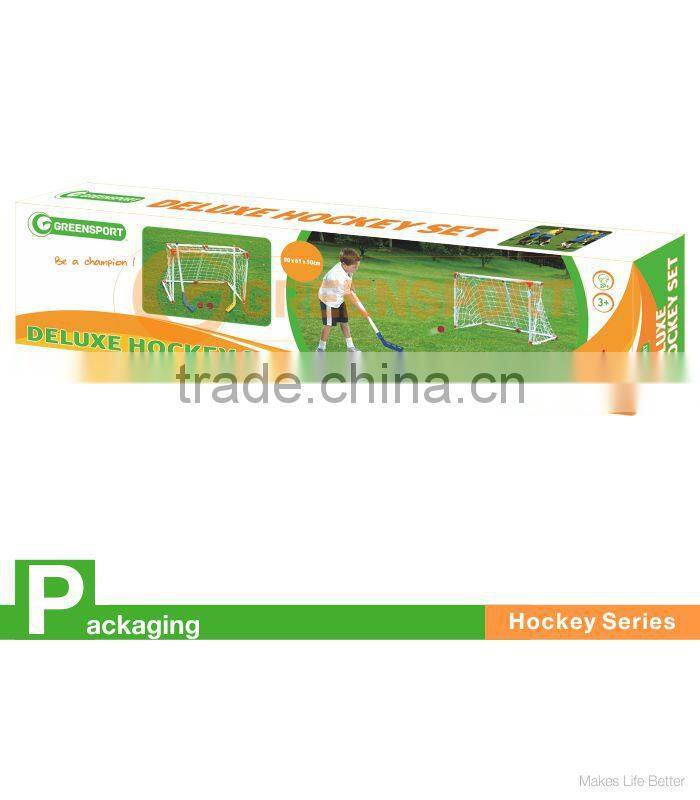 GSHGDH8S DELUXE HOCKEY SET WITH STICKS AND BALL