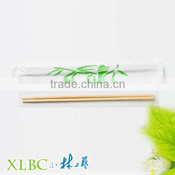 Nature 21cm Paper wrapped standard bamboo chopsticks with high quality