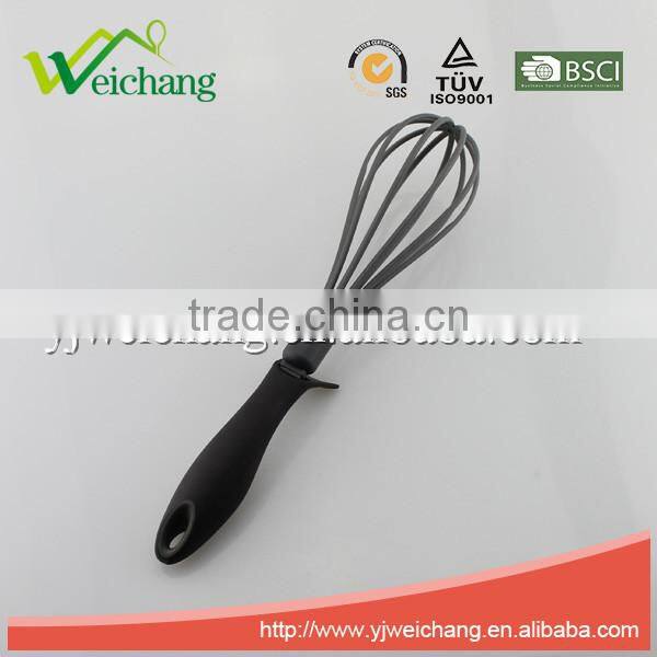 WCA514 Premium Nylon utensils EGG WHISK Cooking Utensil Gadgets Set with Storage Stand (Multi-color)