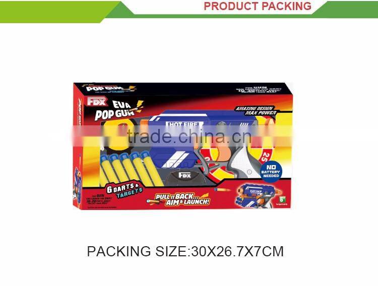 Top sale good quailty EVA toys soft rubber set gun vibrating bullet