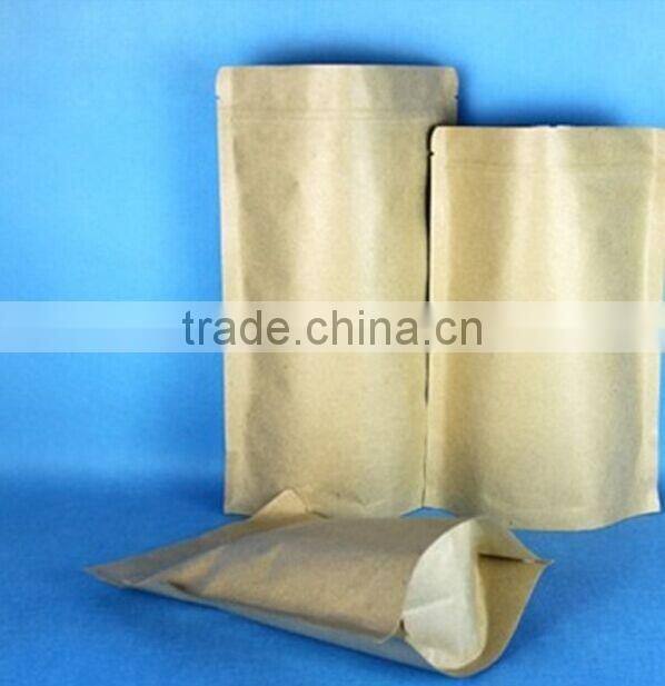 slimming tea with resealable kraft paper bag/stand up tea teabags