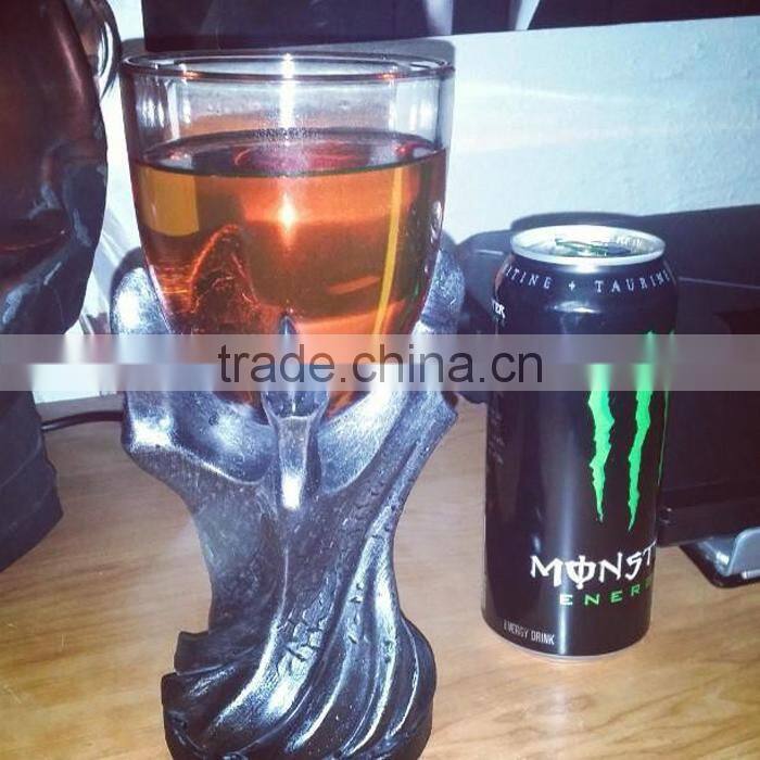 UCHOME New Style 3D Dragon Claws Resin with Glass Goblet, Cool Design Whisky Tumbler / Beer Cup