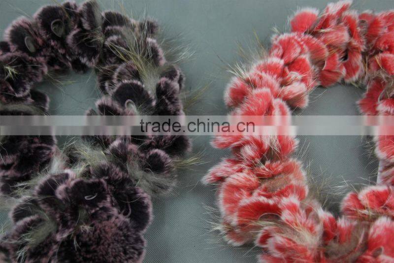 High Quality Knitted Rex-Rabbit&Fox Scarf