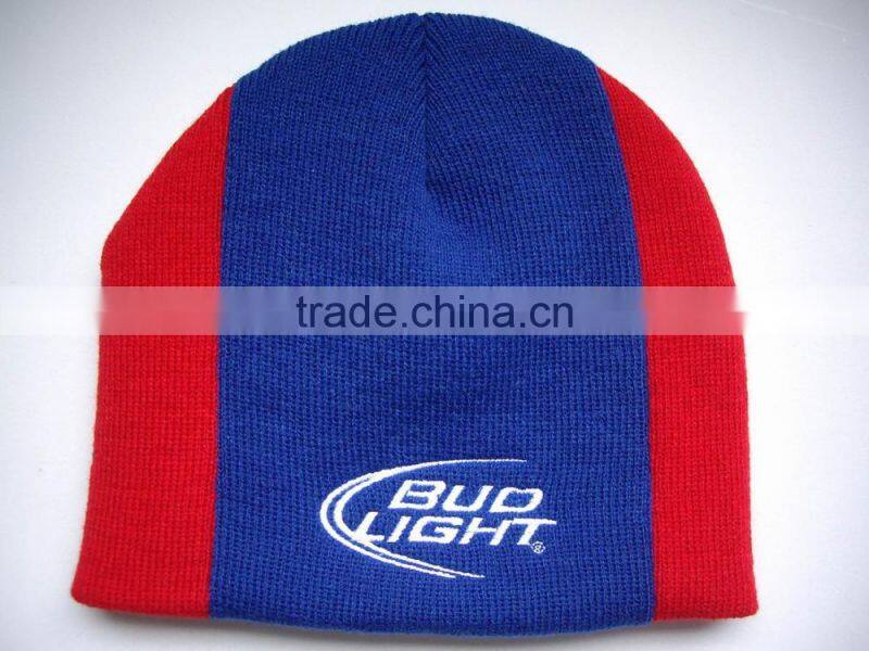 2017 baby hat knit with embroidery LOGO
