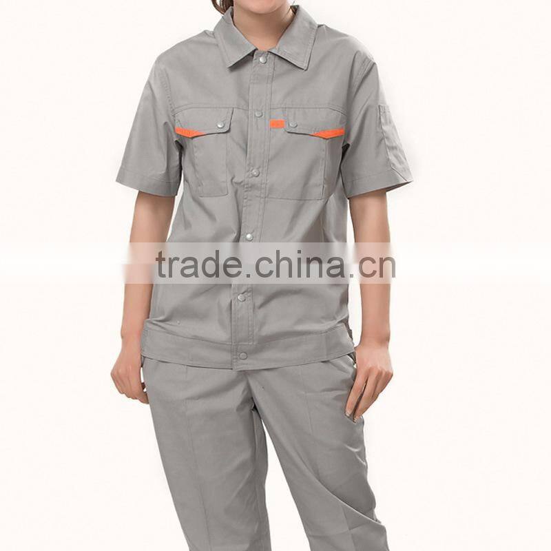 GZY Short sleeve Factory OEM Oil And Gas Workwear for men Gas Station Uniform