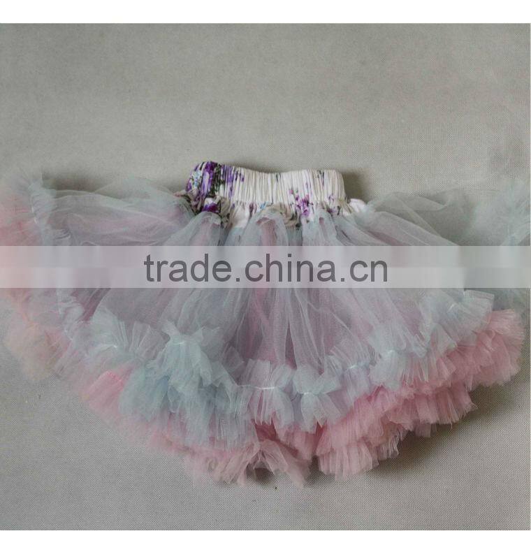 Nylon chiffon fluffy tutu skirt