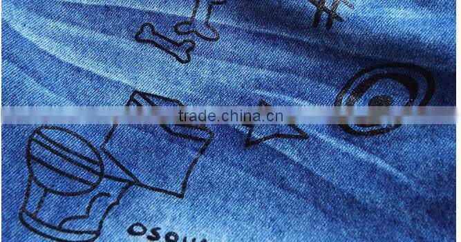 Children clothing OEM boy's denim shirt High quality Summer Fashion Baby Boy's cowboy shirts