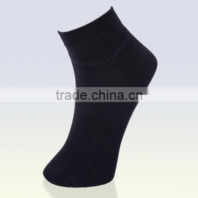 men solid color business cotton sock