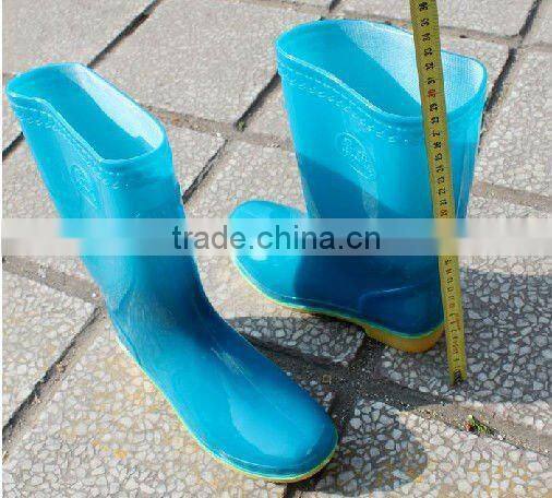 Water proof steel toe safety PVC rubber rain boots