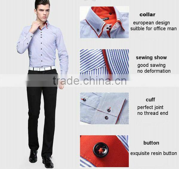 custom long sleeve stripe dress shirt latest shirts pattern for men