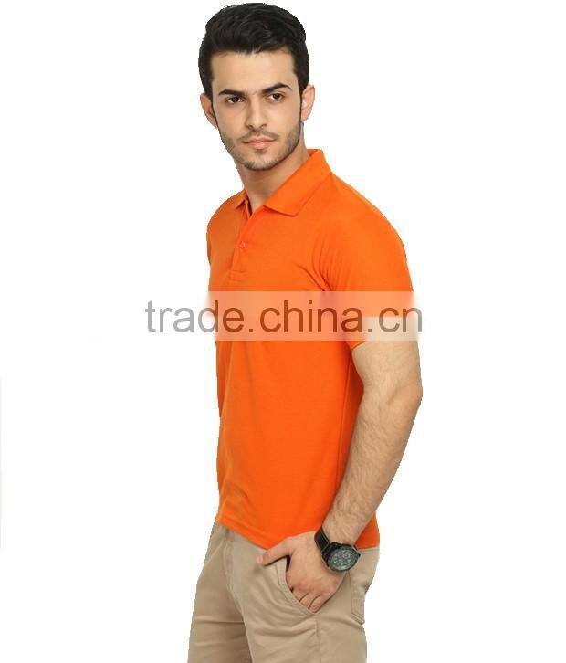 men's blank short sleeve cotton polo shirts
