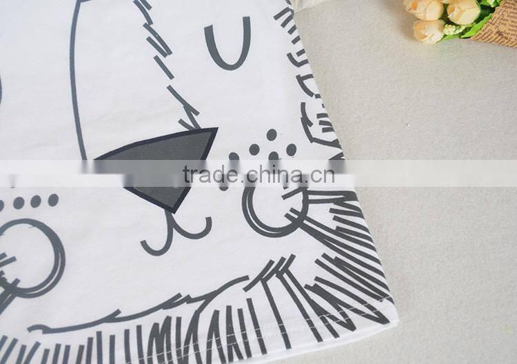 Wholesale clothes spring fall winter infant clothes baby clothing sets boy Cotton little monsters and the lions short sleeve 2pc