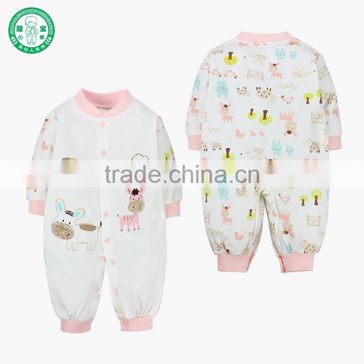 Pink colors newborn baby cloting hotsale comfortable baby girls romper