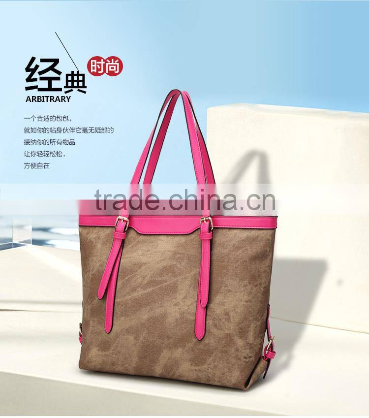 Beautiful Korean Ladies PU Hand Bags Fashion OL Casual Women Tote Shoulder Bag