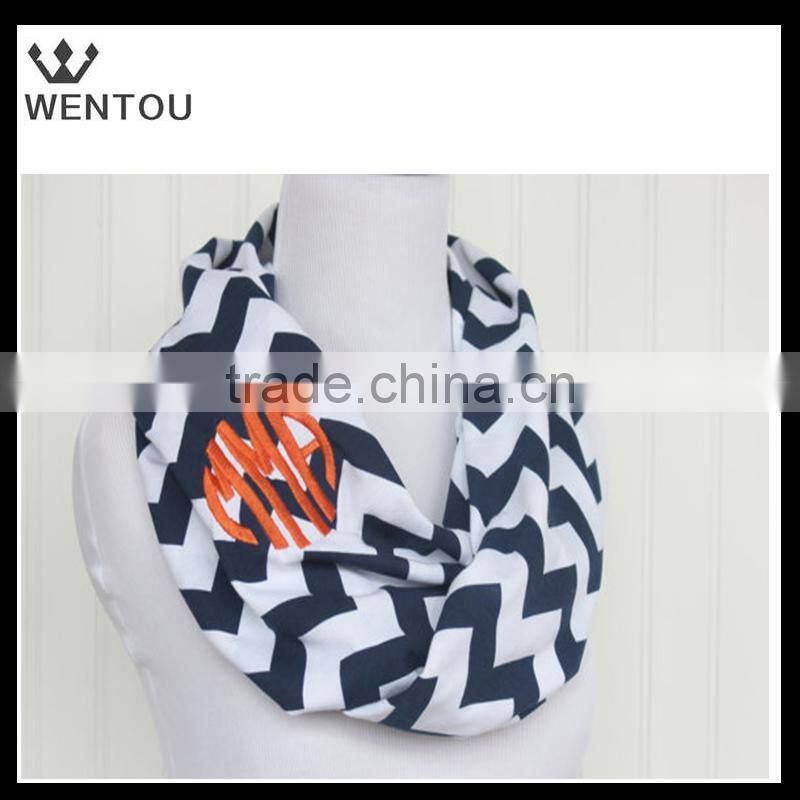 Wholesale cotton monogram Chevron Infinity