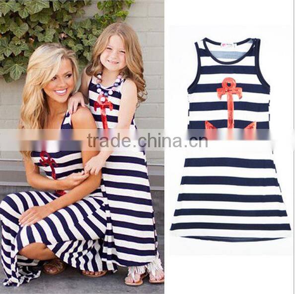 Trendy Mother And Daughter Clothes Girls Matching Family Lace Dresses Clothing