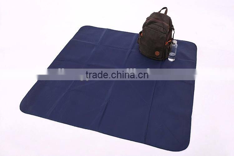 wholesale camping mat custom picnic blanket, beach mat with pillow, folding beach mat