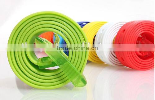 unisex fragrant colorful silicone rubber belt