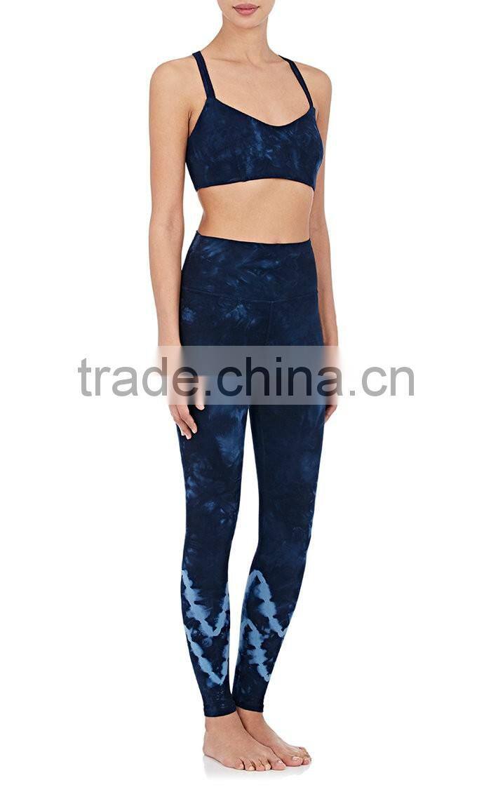 Summer Womens Sexy Yoga Sports Wear Legging Running Gym Soft Top Trousers Pants 2pcs