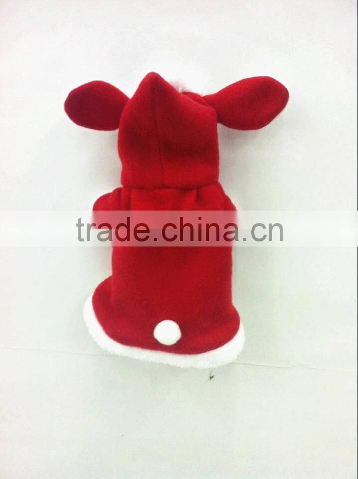 Christmas Puppy Outerwear Dog Warning Clothes