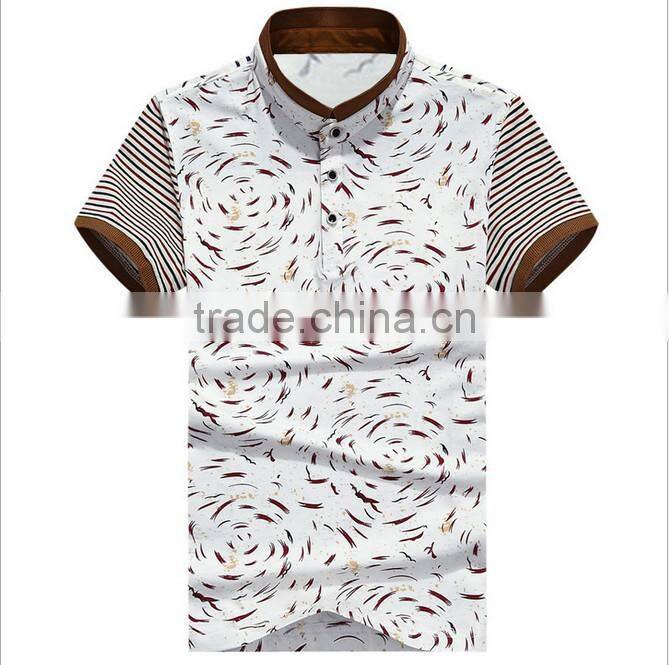 full printing men cheap dry fit polo Shirt ,100% polyester polo shirts