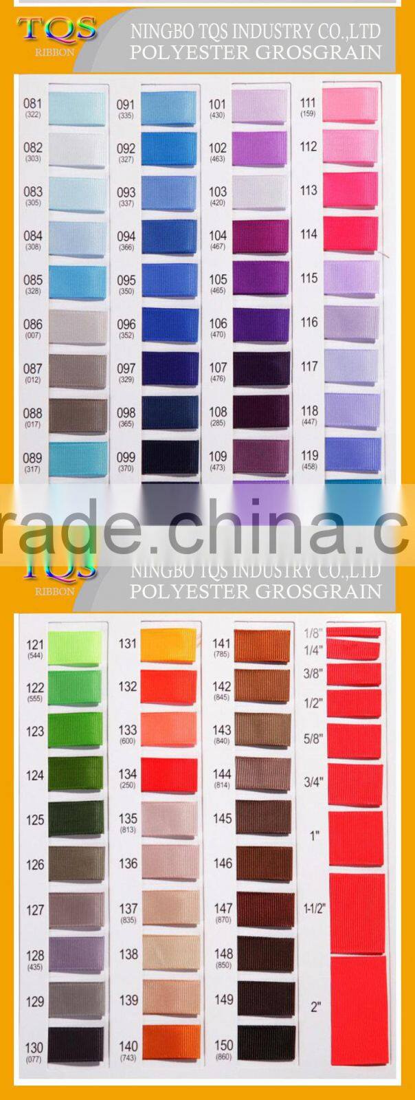 3/4 Inch Iris Printed Grosgrain Ribbon