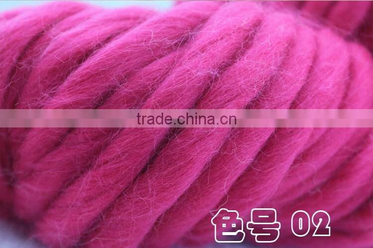Best wholesale OEKO-TEX Standard hand knitting yarn, wool yarn, chunky wool yarn with free sample