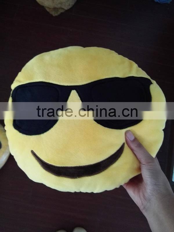 Cute Yellow super Creative Cuddles plush emoji pillows