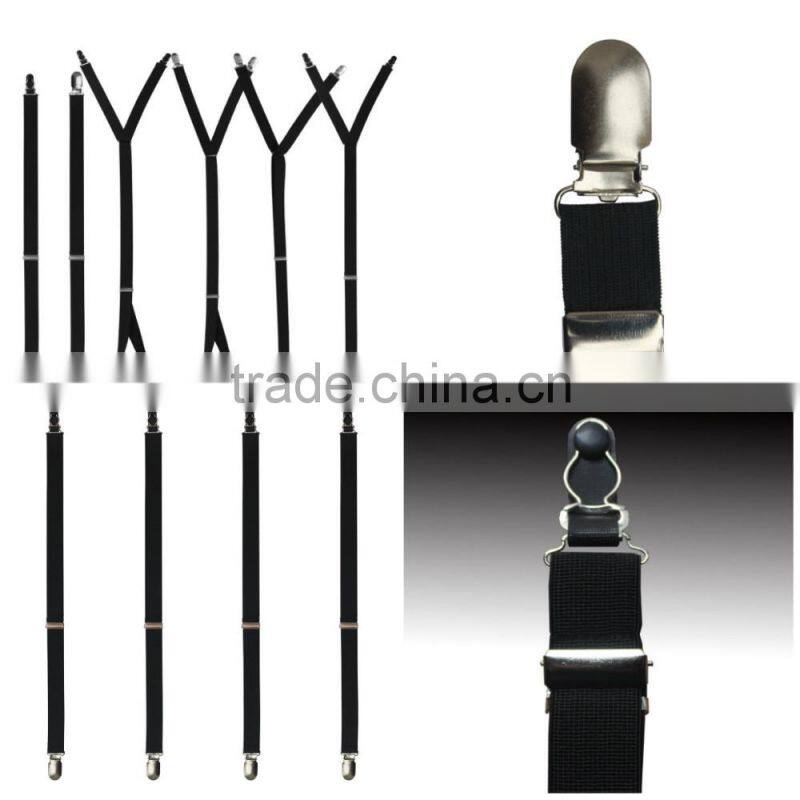 1 Pair or 4 Pcs Pack Straight Y Stirrup Footloop Style Military Police Unifrom Shirt Stay Shirt Garter Holder Keeper 2016