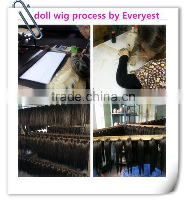 Lovely doll accessories CUSTOM doll wigs for wholesale