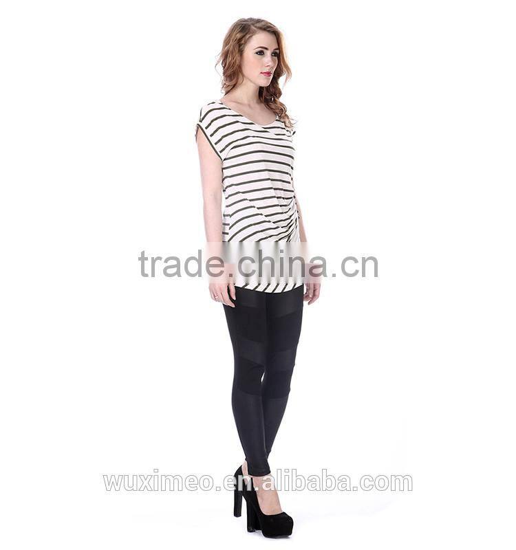 New design stylish custom rubber printing t shirts women's