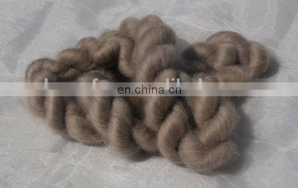 Mongolian fine brown cashmere tops with SGS