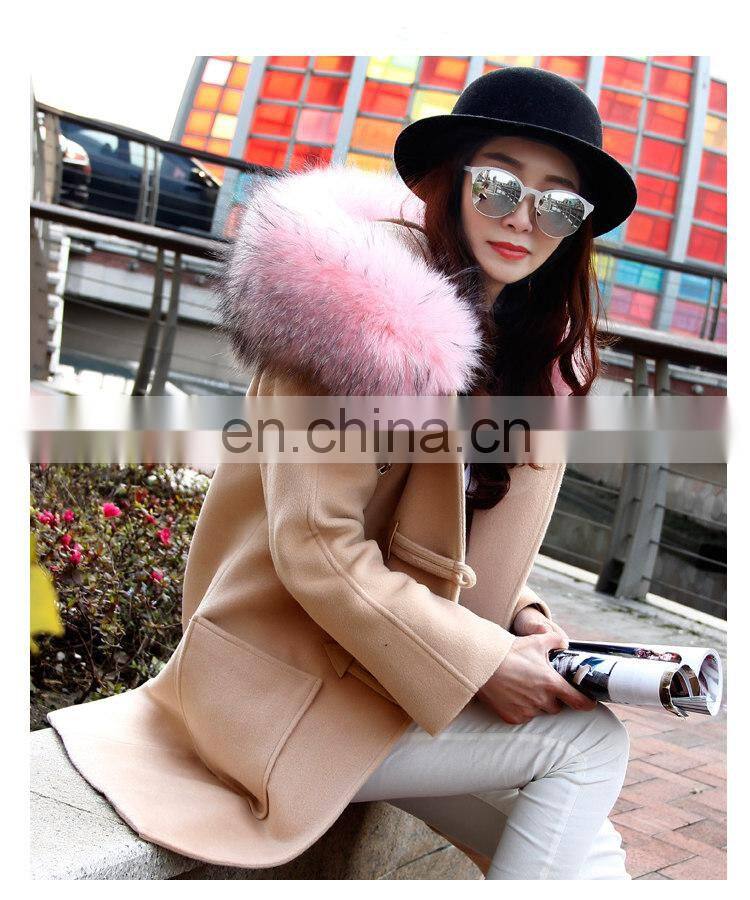 Newest Design China Factory Wholesale Women Winter Coat High Quality Japan Wool Coat