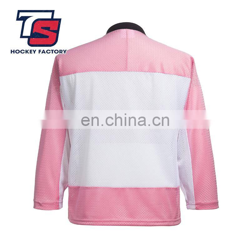 pink ice hockey jersey