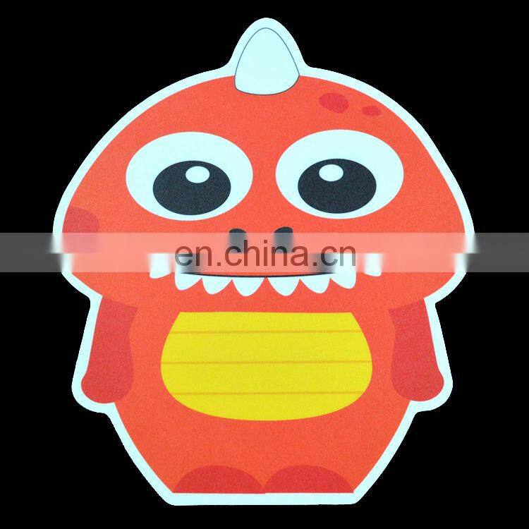 Die cut pvc surface EVA cartoon mouse mat