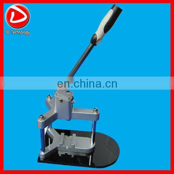 oval pin button machine of 69*45mm oval badge moulds with metal slide
