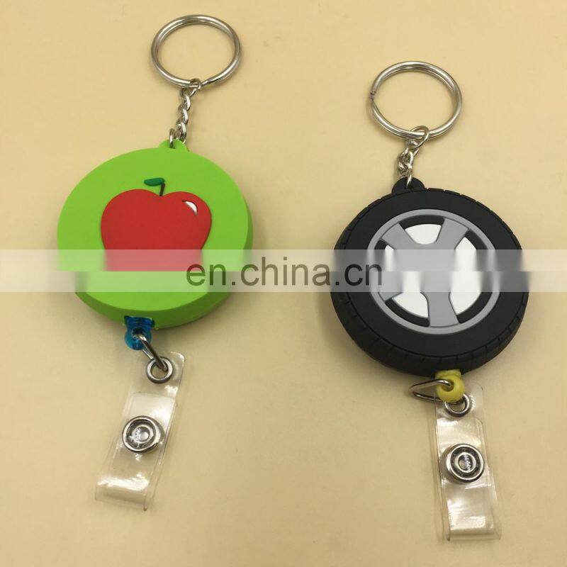 custom high quality personalized 3D soft rubber keychains and pvc keychains