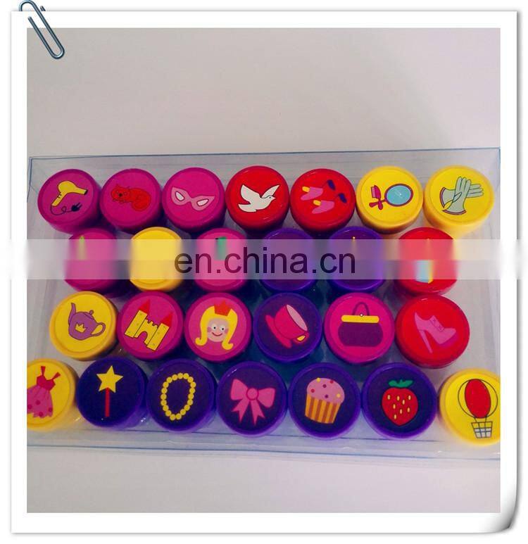 Arabic numbers fruit alphabet children or teacher stamp funny self-inking toy stamp