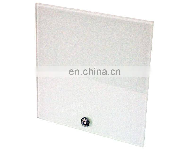New Design Sublimation Glass Wedding Photo Frame Sublimation glass decoration Picture photo frame