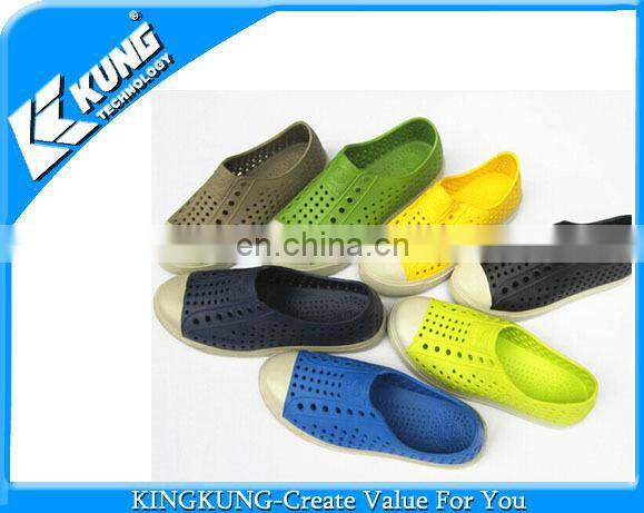 Green anti-slip cheap eva man garden shoe