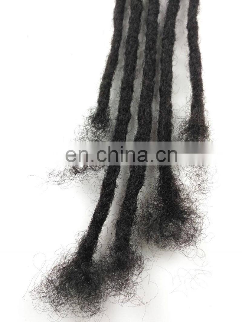 bundle weft Brazilian Remy Virgin human dread lock hair extension