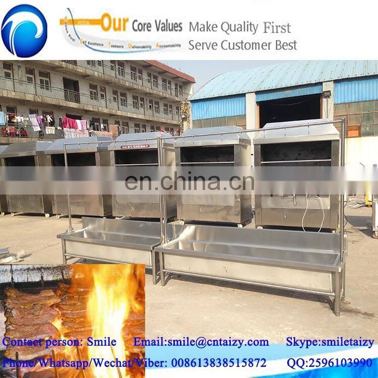 rotating electric automatic brazilian satay chicken grill machine