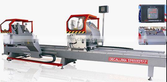 Aluminum Door and Window Frame for 45 degree Digital Display Double Head Cutting Saw Machine in Shandong
