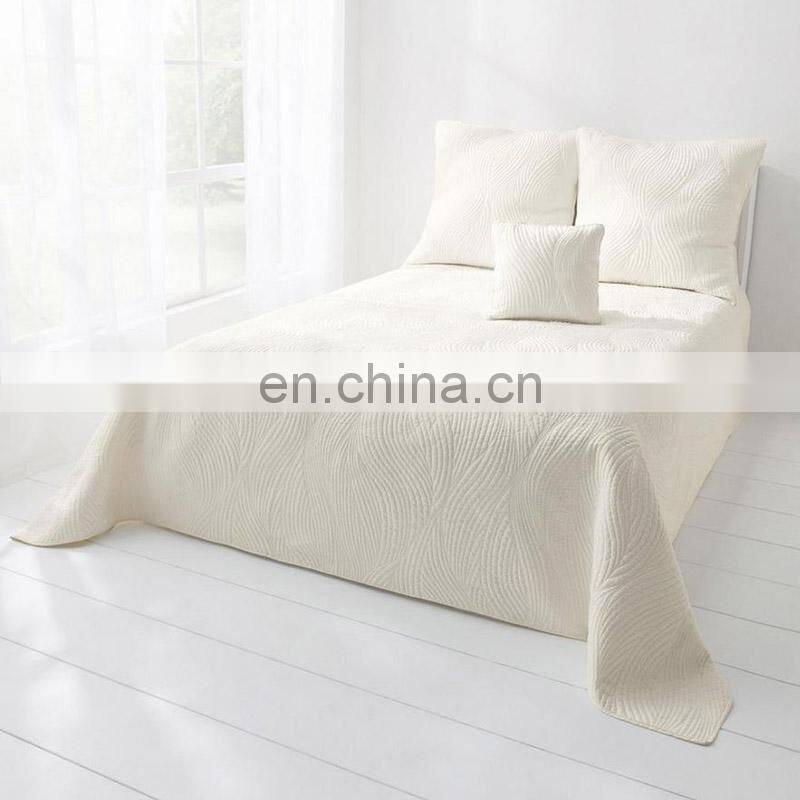 i@home 100% polyester peach skin fabric for bedspread quilts wholesale