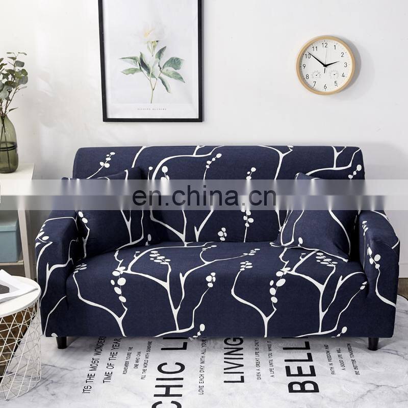 Hot Sell American European Stretch Sofa Couch Covers Polyester Spandex Printed Sofa Slipcovers Furniture Cover Protector