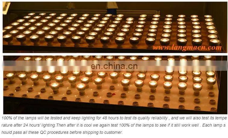 aluminium 10 degree beam angle ce rohs gu10 led spotlight