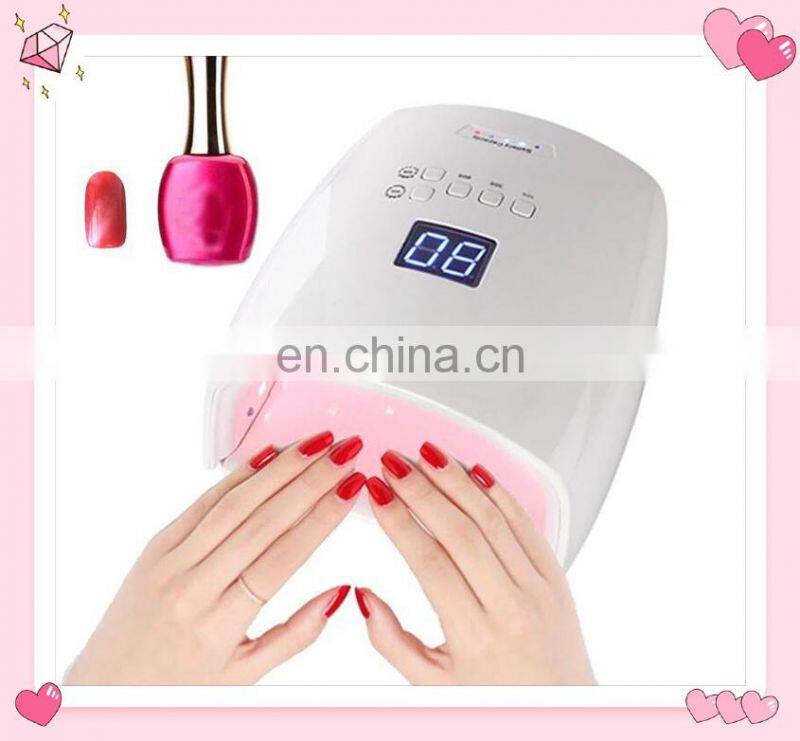 2019 New 80W UV Lamp LED Nail Lamp Nail Dryer For All Gels Polish With 10s/30s/60s/99s Timer Manicure Tool Gel Light