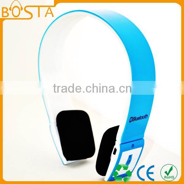 Super cheap clearance sales on-ear slim headband bluetooth headsets with full colors