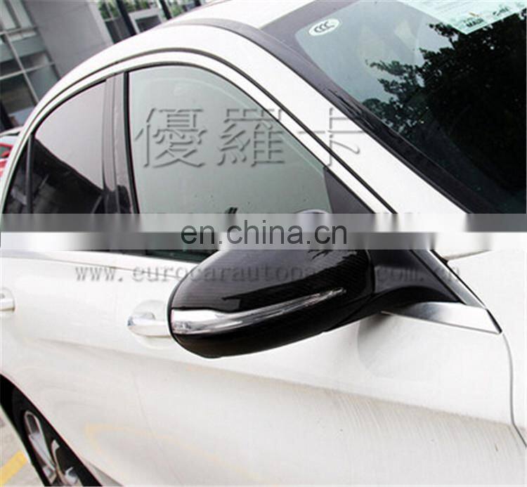 C class w205 S class w222 carbon finber mirror cover with LED light fit for C260 C200 C180 C63 S65 carbon led mirror cover