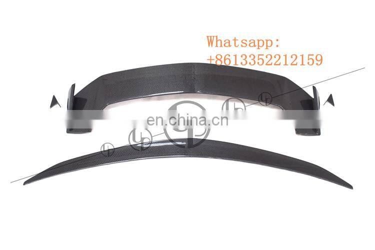 Urus dry carbon fiber material body kit fit for Urus 2018-2020year TC style front lip with canard hood mirror cover side skirt